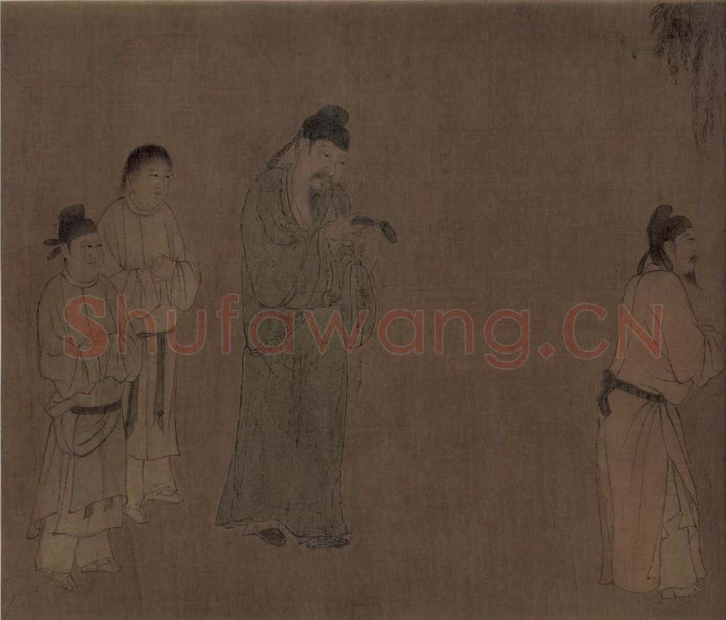 宋朝 佚名《春宴图》书画作品