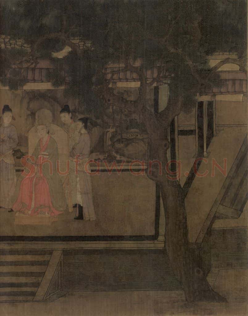 宋 佚名《女孝经图》书画作品