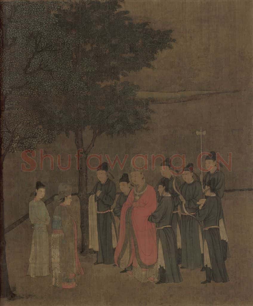 宋 佚名《女孝经图》书画作品