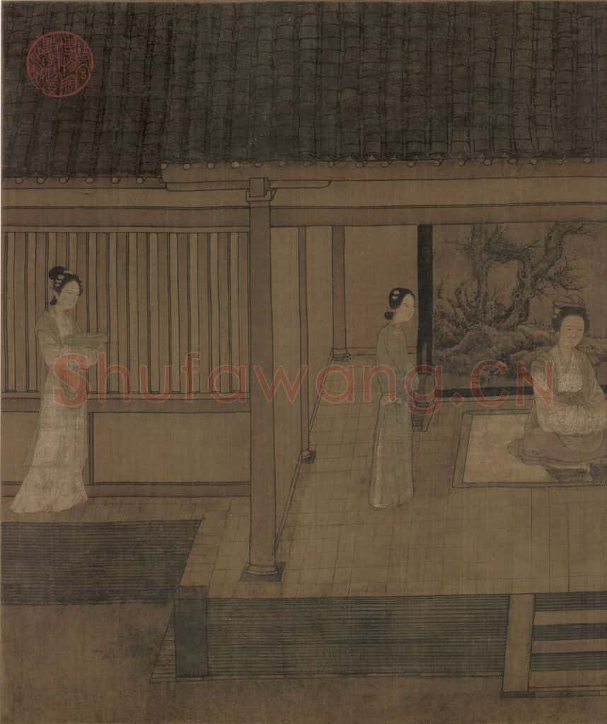 宋 佚名《女孝经图》书画作品