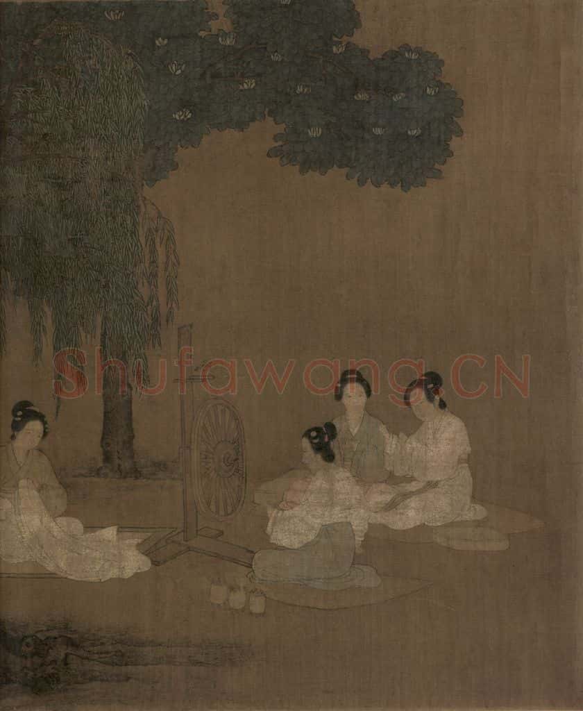 宋 佚名《女孝经图》书画作品