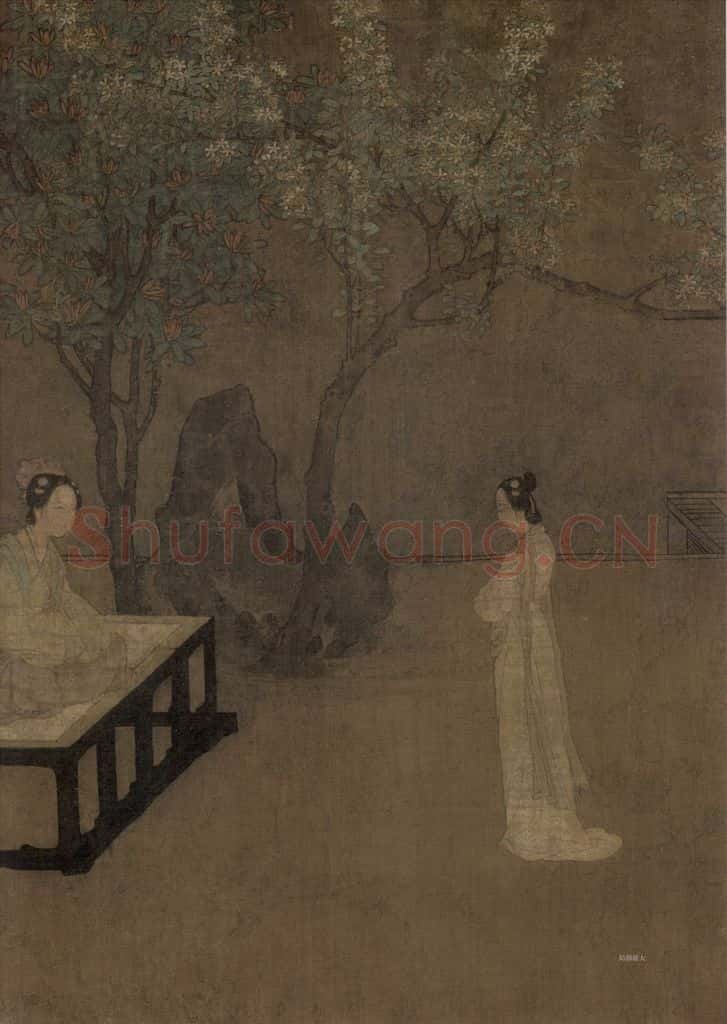 宋 佚名《女孝经图》书画作品