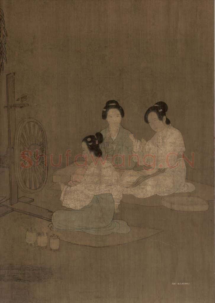 宋 佚名《女孝经图》书画作品