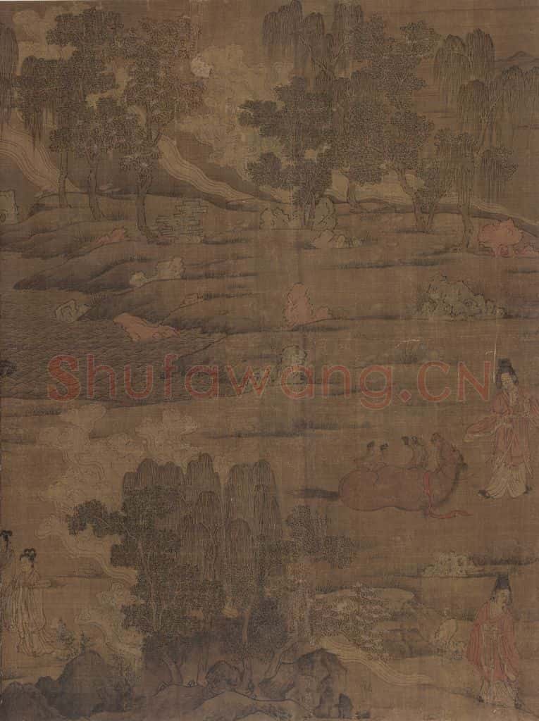 宋 佚名《洛神赋全图》书画作品