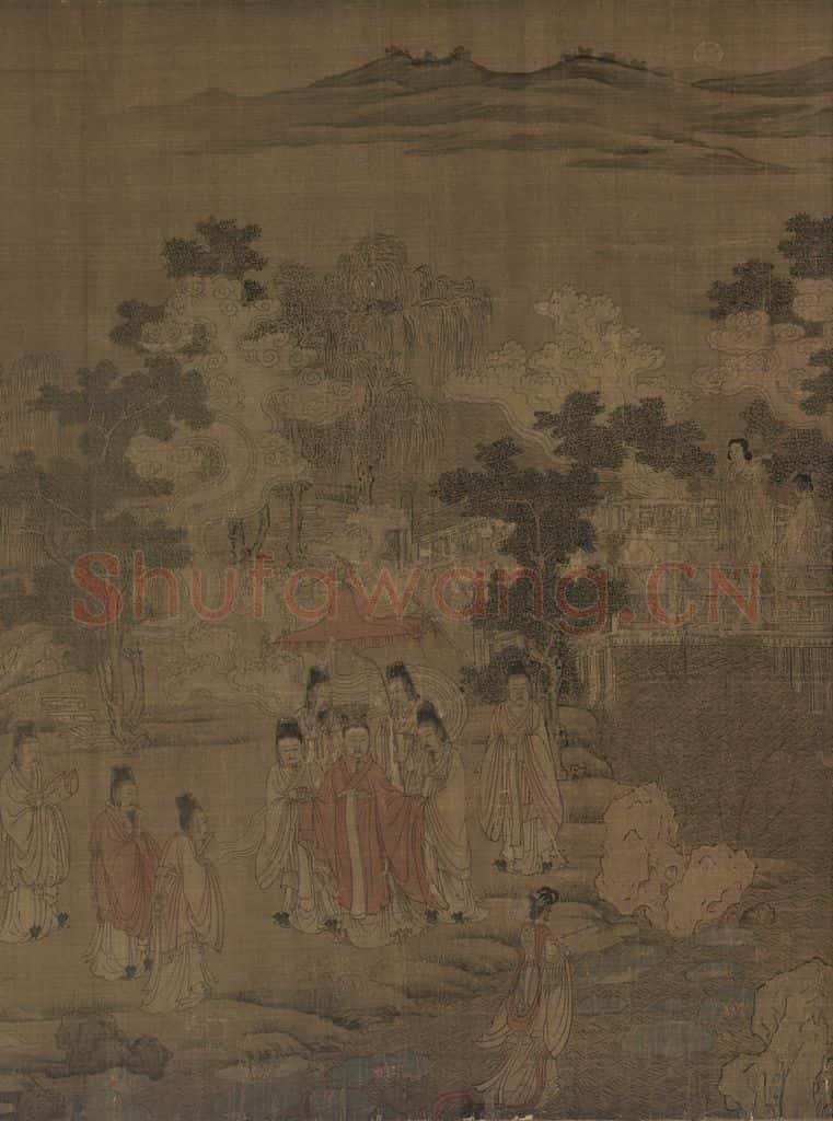 宋 佚名《洛神赋全图》书画作品