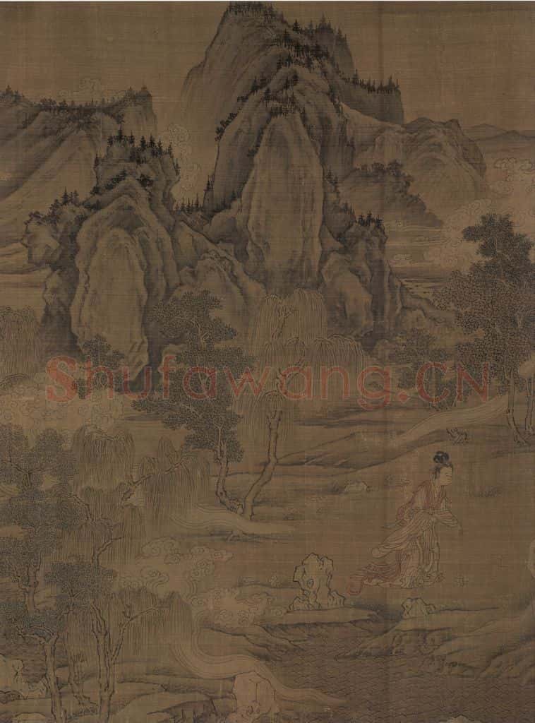 宋 佚名《洛神赋全图》书画作品
