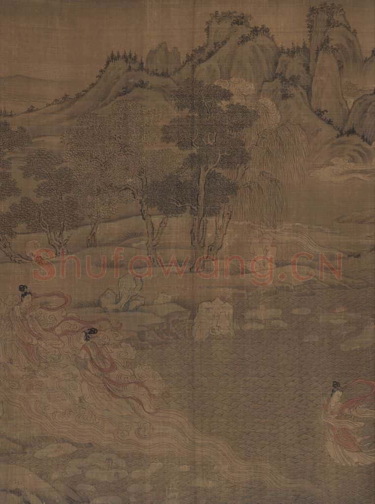 宋 佚名《洛神赋全图》书画作品