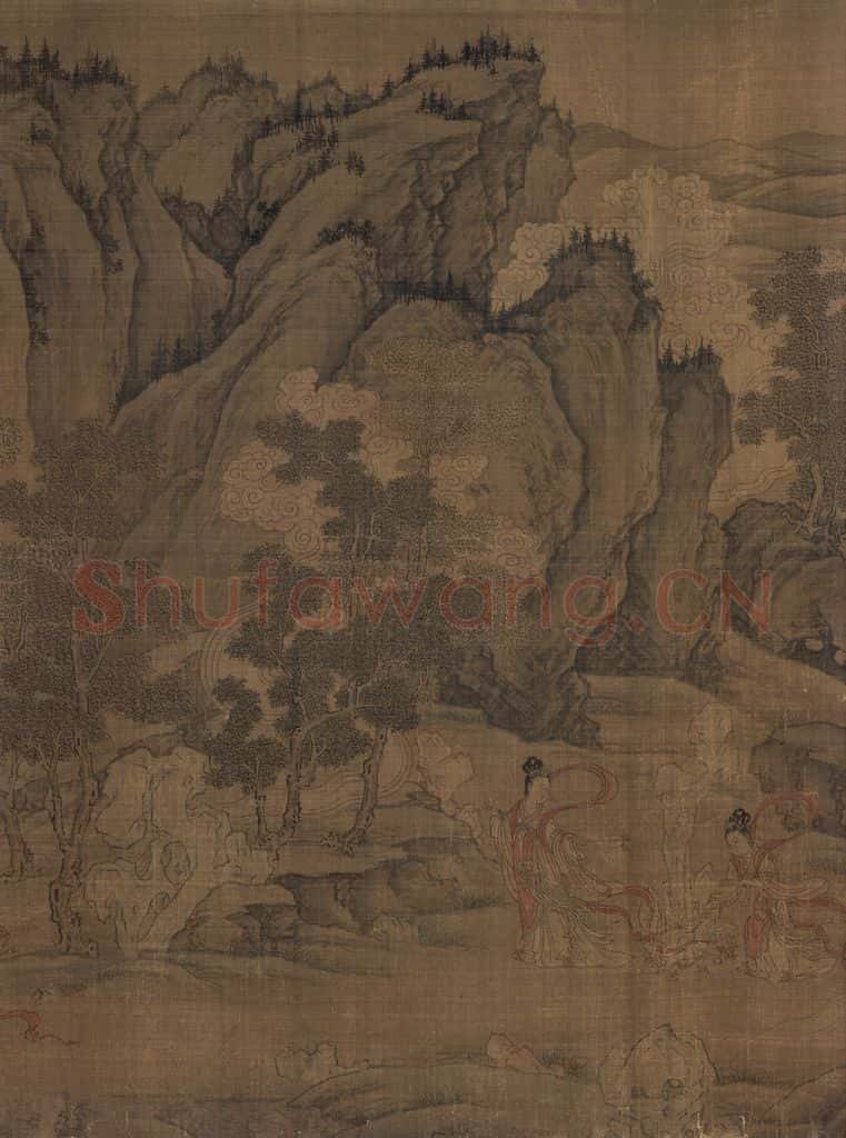 宋 佚名《洛神赋全图》书画作品