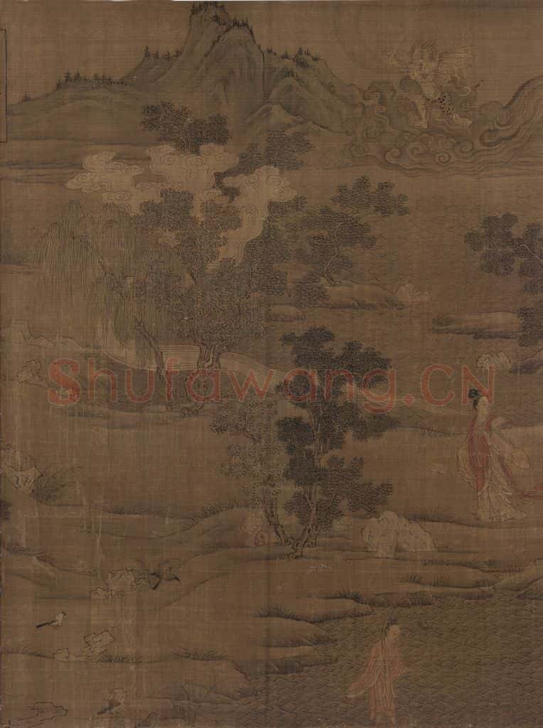 宋 佚名《洛神赋全图》书画作品