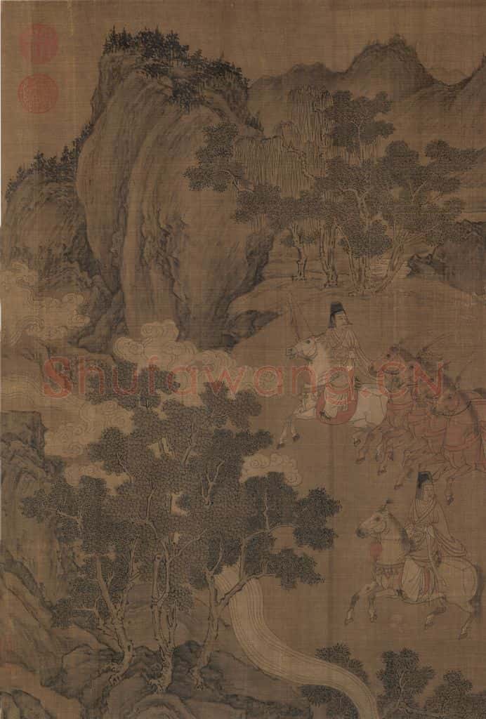宋 佚名《洛神赋全图》书画作品