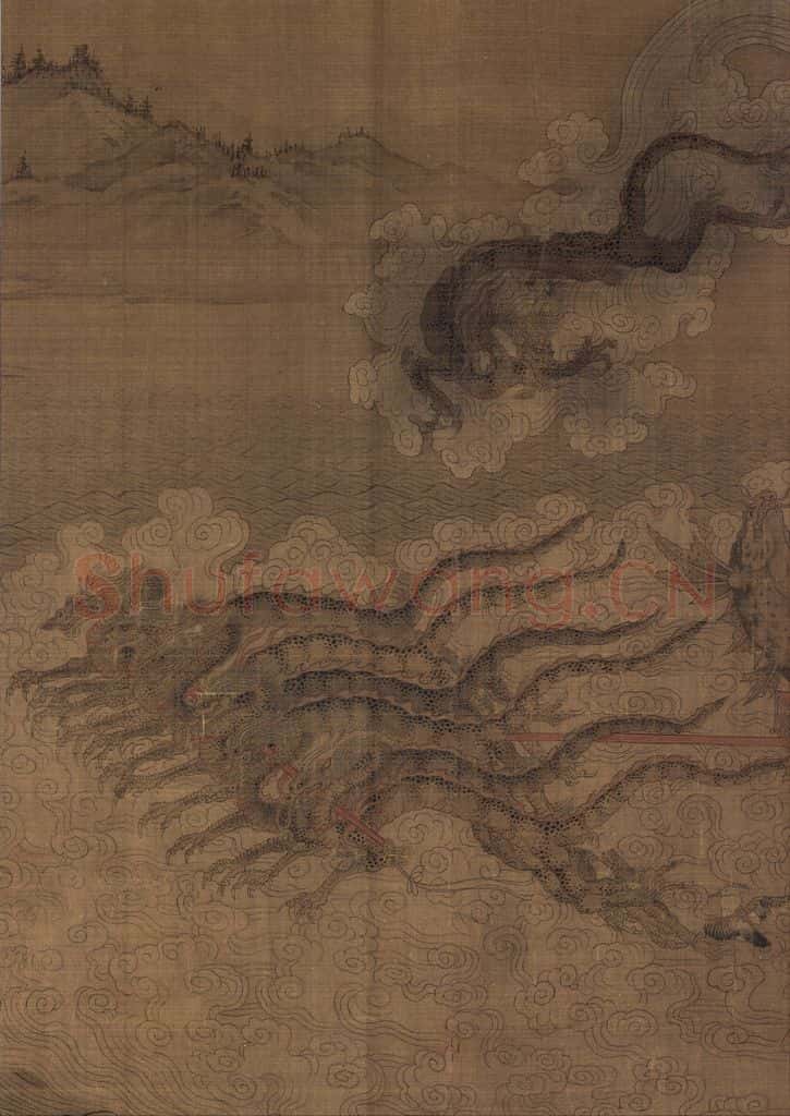 宋 佚名《洛神赋全图》书画作品