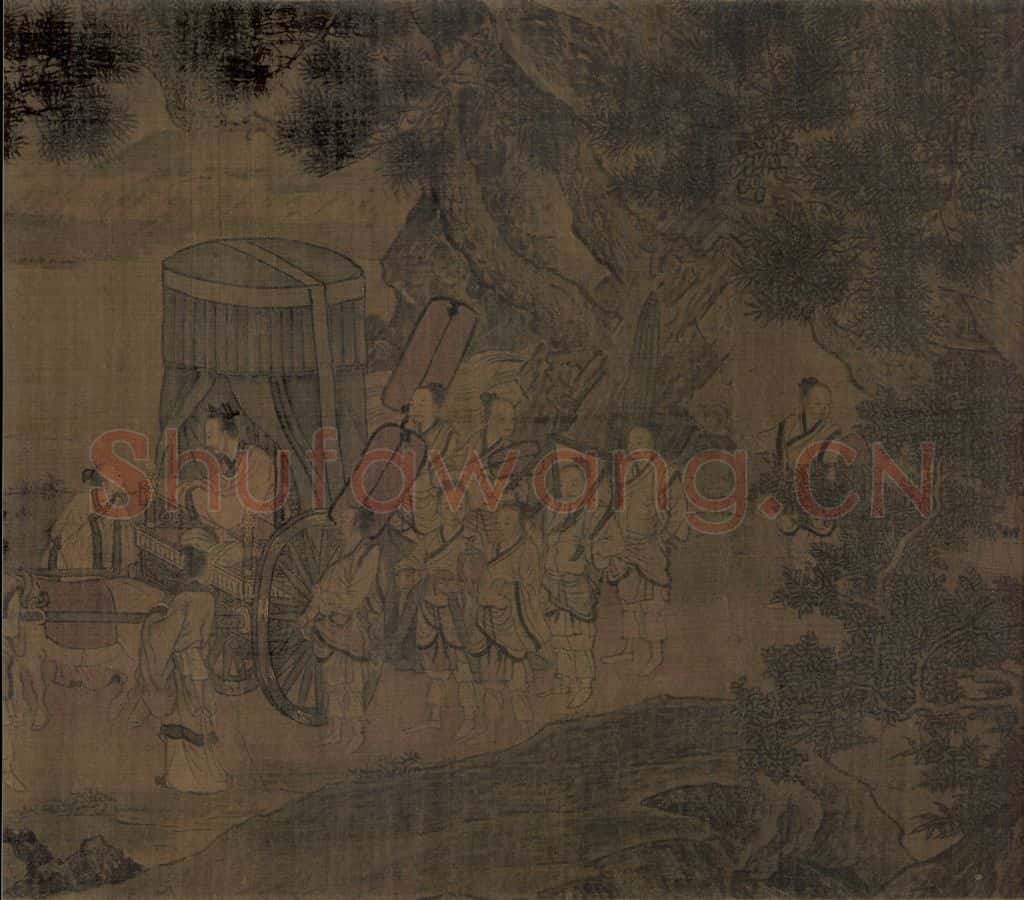 宋 佚名《洛神赋图》书画作品