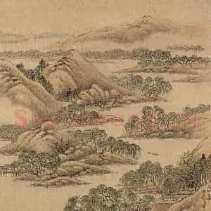 清代 唐岱《十万图》国画山水作品图片鉴赏