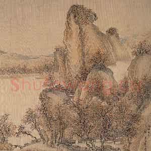 清代 唐岱《十万图》国画山水作品图片鉴赏