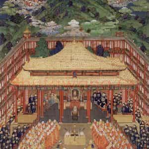 清代《万法归一图》国画综合工笔作品图片鉴赏