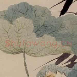 清代 任熊《四季花卉图屏》国画花鸟作品图片鉴赏