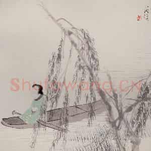 清代 任颐《仕女图册》国画人物作品图片鉴赏