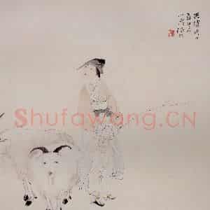 清代 任颐《仕女图册》国画人物作品图片鉴赏