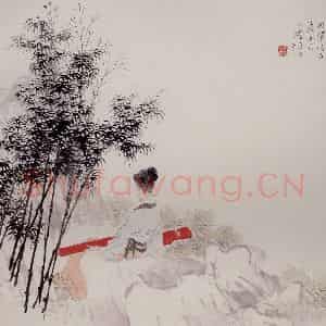 清代 任颐《仕女图册》国画人物作品图片鉴赏