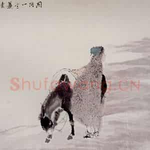 清代 任颐《花鸟人物图册》国画花鸟,人物作品图片鉴赏