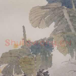 清代 任颐《花鸟人物图册》国画花鸟,人物作品图片鉴赏