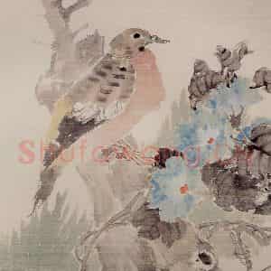 清代 任颐《花鸟图册》国画花鸟作品图片鉴赏