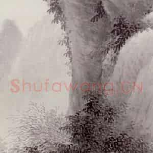 清代 任预《山水人物图屏》国画山水作品图片鉴赏