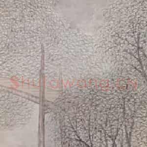 清代 任预《山水人物图屏》国画山水作品图片鉴赏