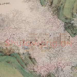 清代 任熊《姚大梅诗意图册》国画综合作品图片鉴赏