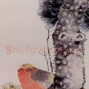 清代 任薰《天女散花图》国画人物作品图片鉴赏