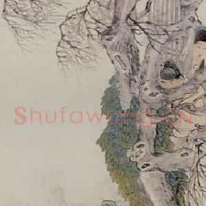 清代 任颐《风尘三侠图》国画人物作品图片鉴赏