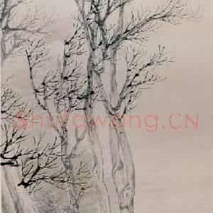 清代 任颐《秋声赋图》国画人物作品图片鉴赏