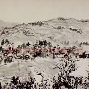 1954年 刘海粟《太湖胜概图卷》国画山水作品图片鉴赏