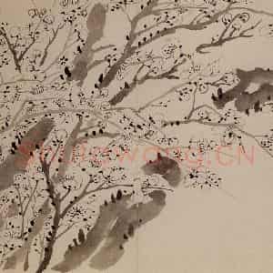 1757年 金农《梅花册》国画花鸟作品图片鉴赏