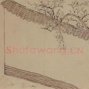 1758年 金农《梅花三绝》国画花鸟作品图片鉴赏