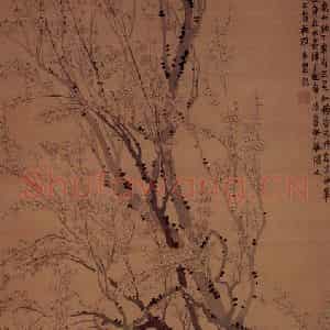 1759年 金农《梅花图》国画花鸟作品图片鉴赏