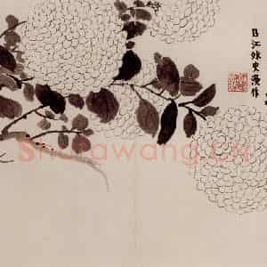 1754年 金农《杂画册》国画花鸟作品图片鉴赏