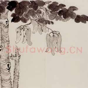 1754年 金农《杂画册》国画花鸟作品图片鉴赏