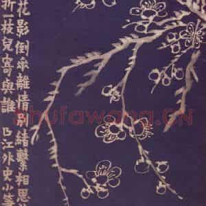 1757年 金农《梅花十二开》国画花鸟作品图片鉴赏