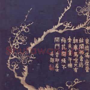 1757年 金农《梅花十二开》国画花鸟作品图片鉴赏