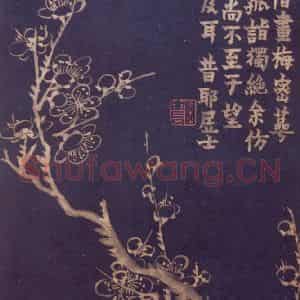 1757年 金农《梅花十二开》国画花鸟作品图片鉴赏