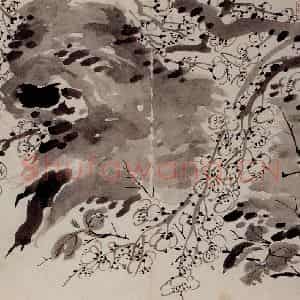 1757年 金农《梅花册》国画花鸟作品图片鉴赏