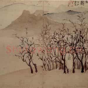 1759年 金农《杂画册》国画综合写意作品图片鉴赏