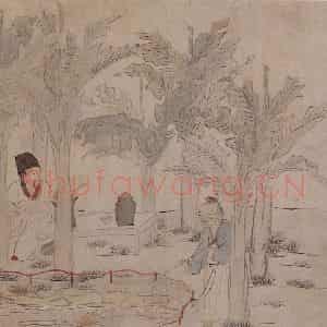 1759年 金农《人物山水册》国画综合写意作品图片鉴赏