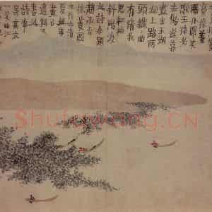 1759年 金农《山水人物册》国画综合写意作品图片鉴赏