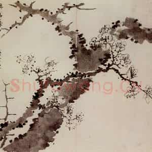 1760年 金农《梅花册》国画花鸟写意作品图片鉴赏