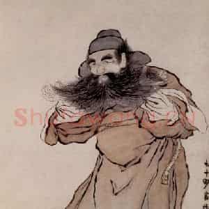 1760年 金农《钟馗图》国画人物写意作品图片鉴赏