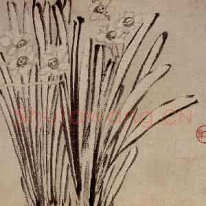 1761年 金农《花卉册》国画花鸟写意作品图片鉴赏