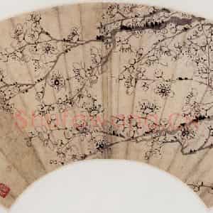 1761年 金农《梅花》国画花鸟写意作品图片鉴赏