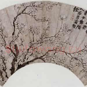 1761年 金农《梅花》国画花鸟写意作品图片鉴赏
